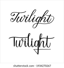 Zweihandschrift, Vektorgrafik-Illustration für Design-Banner auf Plakatkarten