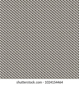 Twill fabric pattern texture. Monochrome graphics. Abstract vector.