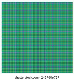 Twill plaid pattern with navy blue, yellow and green, beige checkered stipes for gingham,