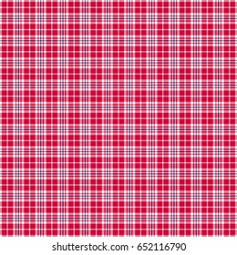 twill plaid red white blue
