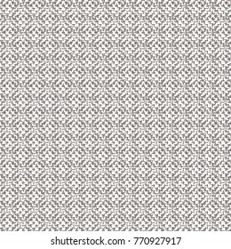Twill or tweed fabric pattern texture. Monochrome graphics. Abstract vector.