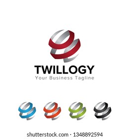 TWILLOGY- Science & Technology Logo template