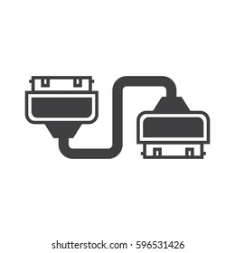Twin Adapter Black icon