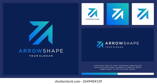 Logo-Design mit Doppelpfeil-Technologie