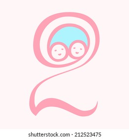Twin babies
