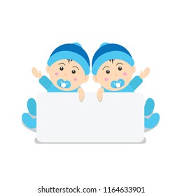 Cartoon Twin Baby Boys High Res Stock Images Shutterstock