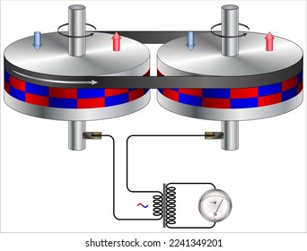 Twin Disk AC Homopolar Generator