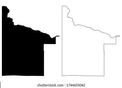 Twin Falls County, Idaho (U.S. county, United States of America, USA, U.S., US) map vector illustration, scribble sketch Twin Falls map