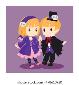 Twin Little Vampire