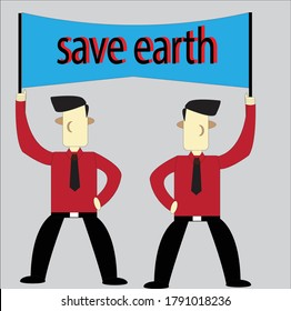 Twin men campaign to save the earth