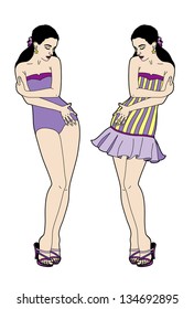 Twin sisters