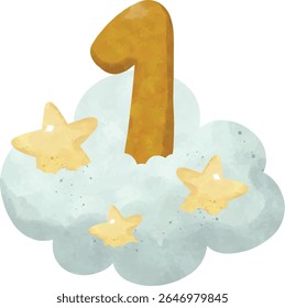 Twinkle Twinkle Baby Chuveiro Clipart, Sweet Dreams Nursery Clipart, Estrelas Kawaii, Nuvens e Arco-Íris, Sleeping Baby, Lua e conjunto de estrelas