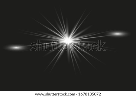 
Twinkle lens flares, glare lighting vector effects. Energy collection of a white star on a transparent background