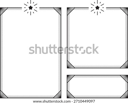 Twinkle Twinkle Little Star Frame Set of 3 Sizes