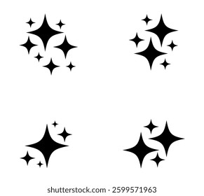 twinkle star icon element design vector