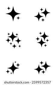 twinkle star icon element design vector
