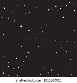 Twinkle Stars Holiday. White Confetti Card. Tiny Falling Greeting. Celebration Space. Sliver Glitter Greeting. Sparkling Wallpaper. Texture Isolated. Universe Wallpaper.