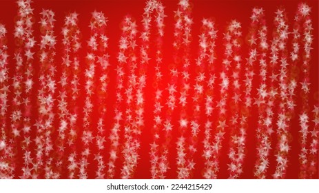 Twinkle Vector Magic Background With Golden Sparkle on Red Gradient. Shiny Sun Texture. Defocused Bokeh Design. Christmass And New Year Frame. Glittery Shimmer.