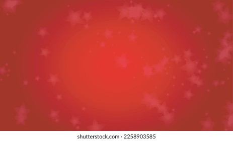 Twinkle Vector Magic Background With Golden Sparkle on Red Gradient. Shiny Sun Texture. Defocused Bokeh Design. Christmass And New Year Frame. Glittery Shimmer.