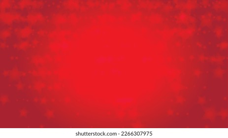 Twinkle Vector Magic Background With Golden Sparkle on Red Gradient. Shiny Sun Texture. Defocused Bokeh Design. Christmass And New Year Frame. Glittery Shimmer.