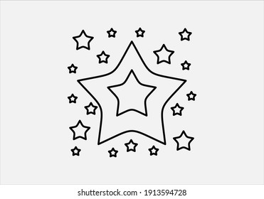 Twinkling stars icons. Sparkles, shining burst vector symbols isolated on Twinkling stars icons. Sparkles, shining burst vector symbols isolated on white background