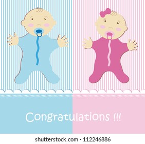 Twins Baby Boy And Girl