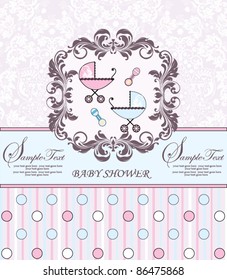 Twins Baby Shower Invitation