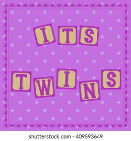 Its twins card with cubs
