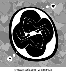 twins fetus in womb