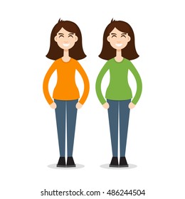 twins together