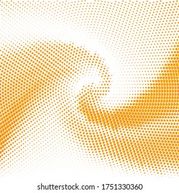 Twirl Gradient Background Illustration Design