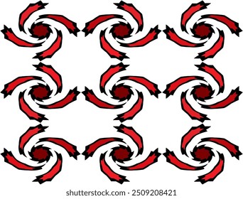 Twirl pattern background vector design