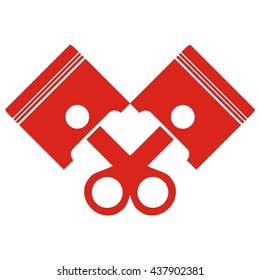twirl piston logo design