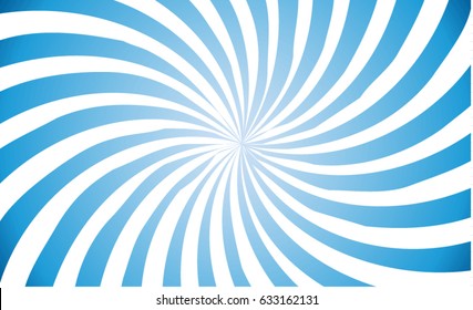 Twirl of water in vector illustration.