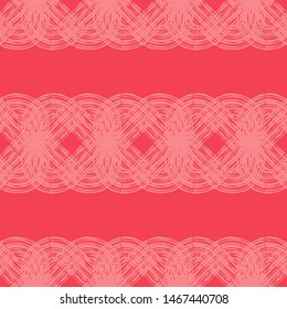 Twirling. Ethnic boho seamless pattern. Lace. Embroidery on fabric. Patchwork texture. Weaving. Traditional ornament. Tribal pattern. Folk motif. Can be used for wallpaper, textile, wrapping, web.