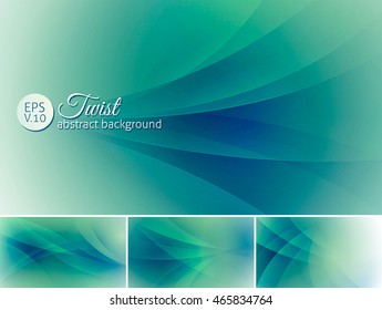 Twist  abstract background. A set of twist vector background suitable for design element
