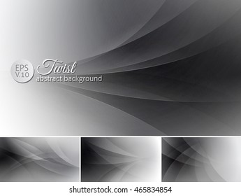 Twist  abstract background. A set of twist vector background suitable for design element