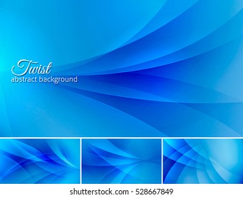 Twist  abstract background. A set of vector background suitable for design element