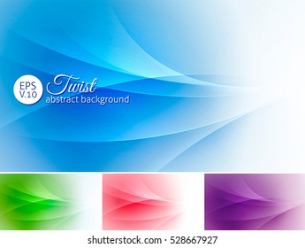Twist  abstract background. A set of vector background suitable for design element
