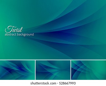 Twist  abstract background. A set of vector background suitable for design element