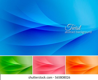 Twist  abstract background. A set of vector background suitable for design element