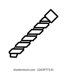 Twist bits icon vector design illustration