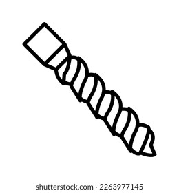 Twist bits icon vector design illustration