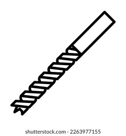 Twist bits icon vector design illustration