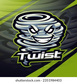 Twist esport mascot logo design
