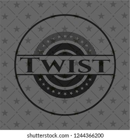 Twist realistic dark emblem