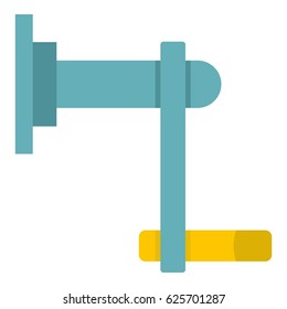Twist tool icon flat isolated on white background vector illustration