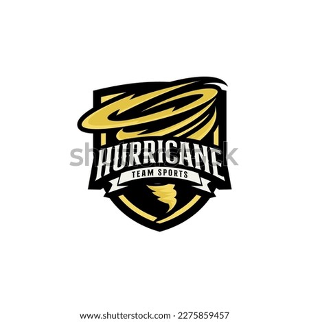 Twist Tornado Hurricane Typhoon  Logo Sports Template Vector 