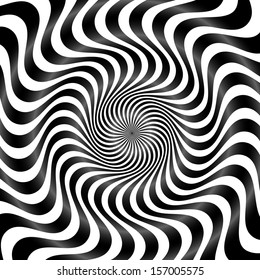 Twist, Twirl, Spiral, Whirlpool, Optical Illusion, hypnosis, subconscious, hypnotherapy vector illustration (background) #1