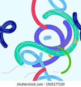 Fondo de líneas abstractas y sin soldadura con torsión